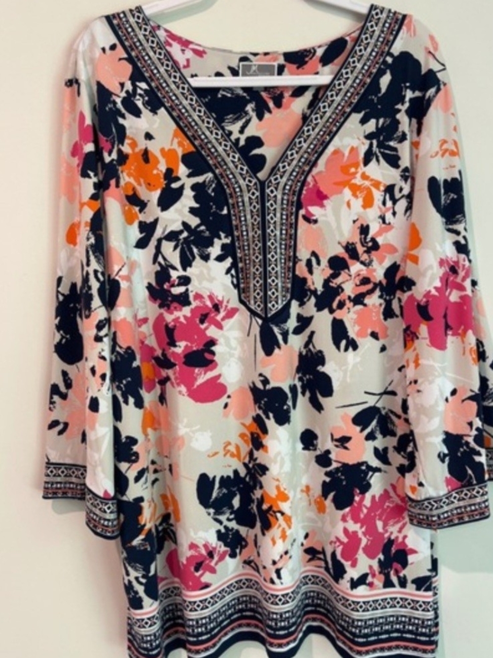 JM Collection Floral Top Size 3x